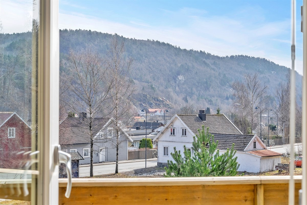 Utsyn fra terrasse Galleribilde