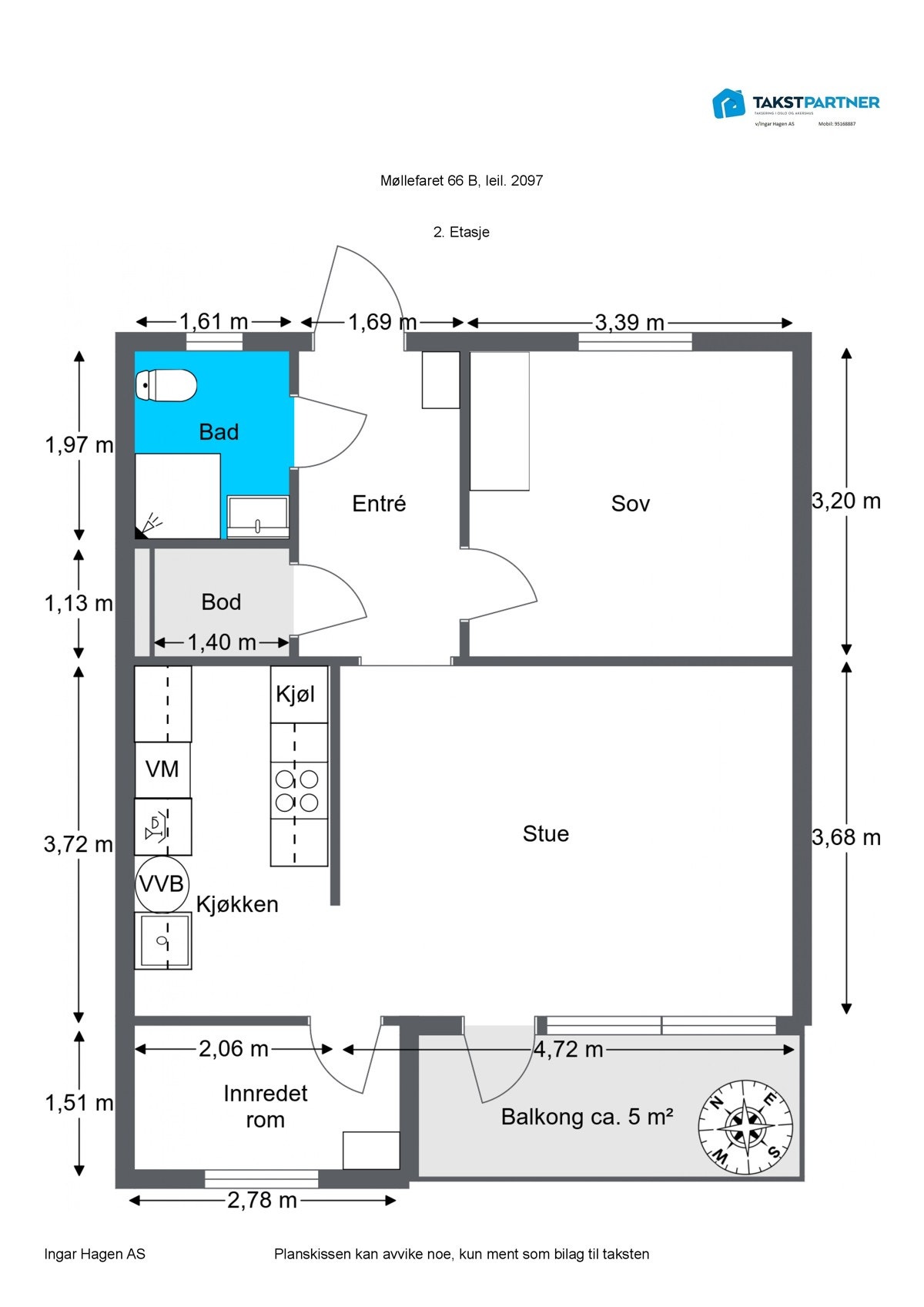 Plantegning 2D. Galleribilde