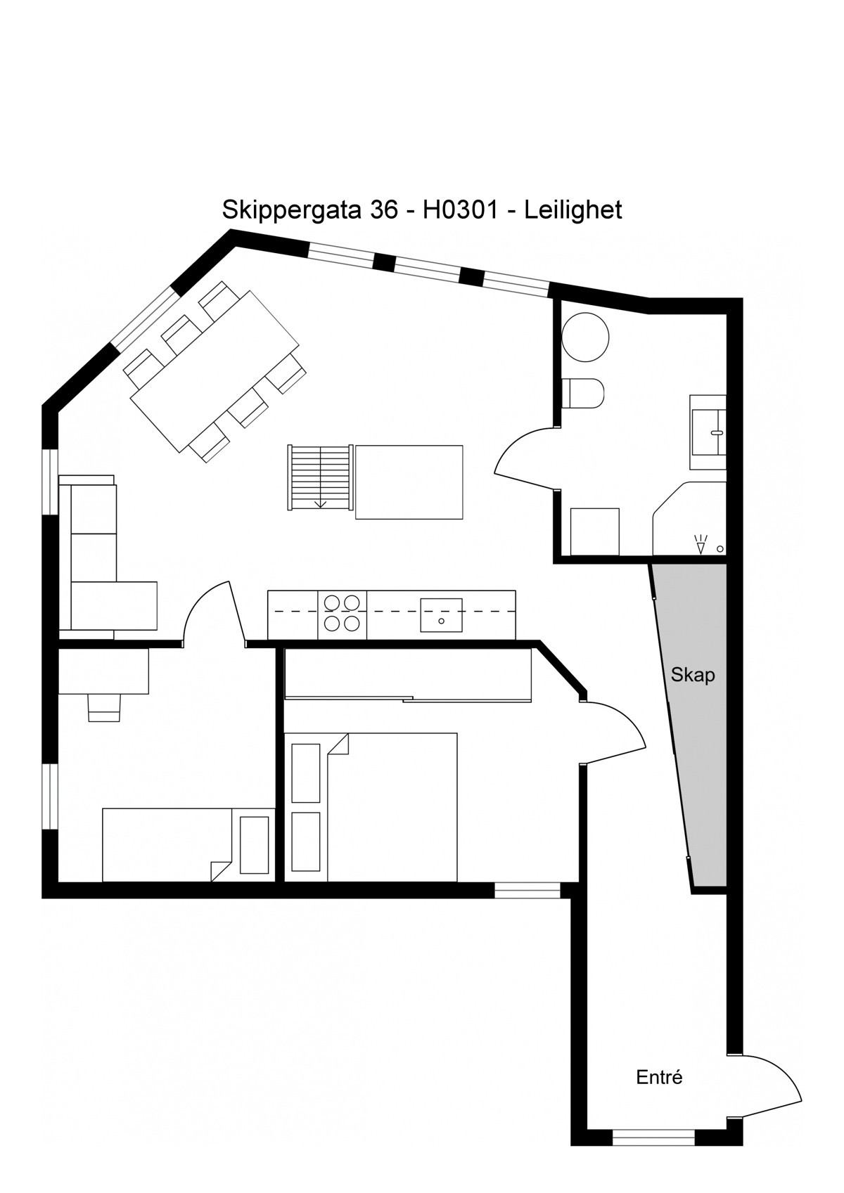 Planskisse 3. etasje.