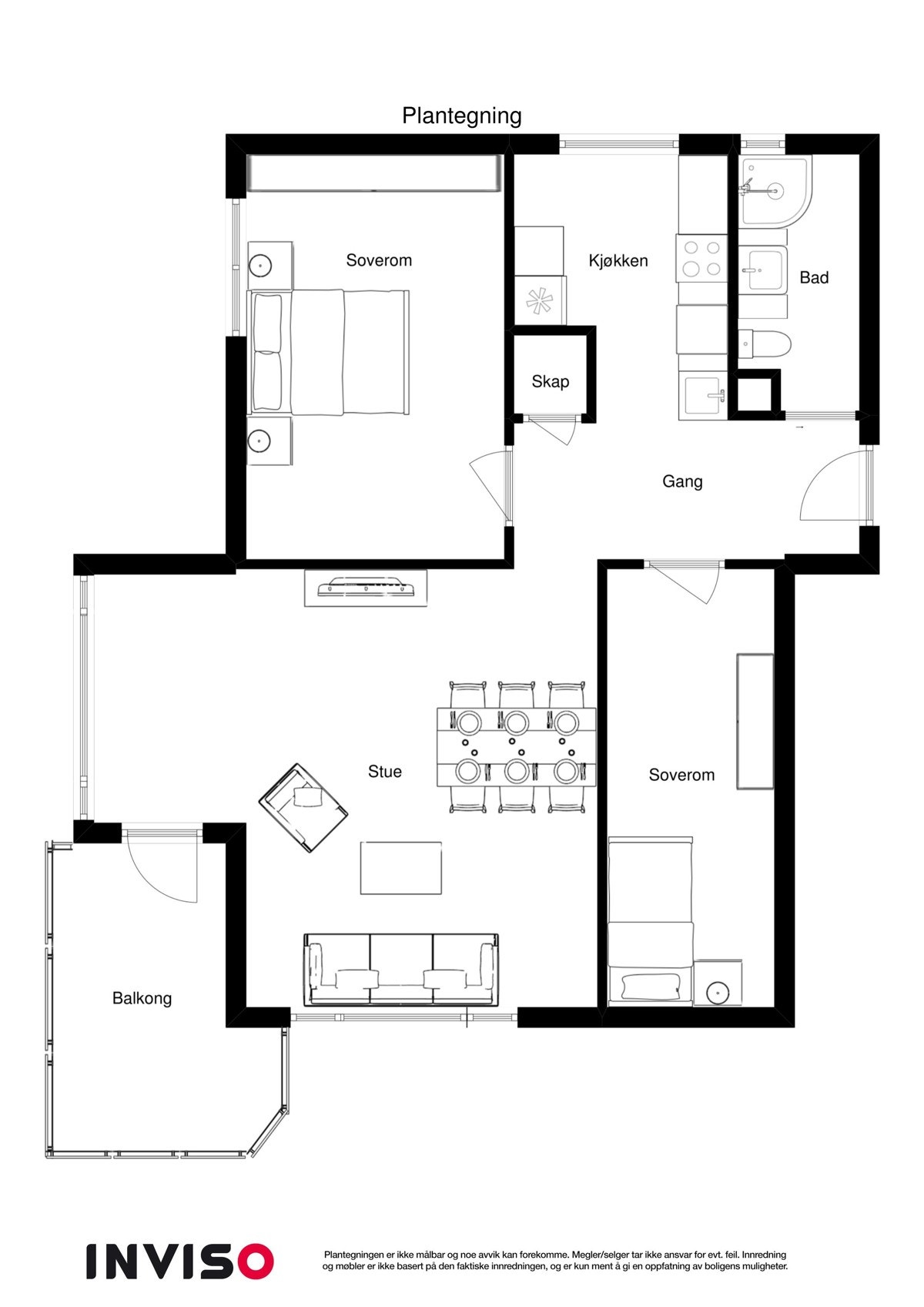 Plantegning Galleribilde