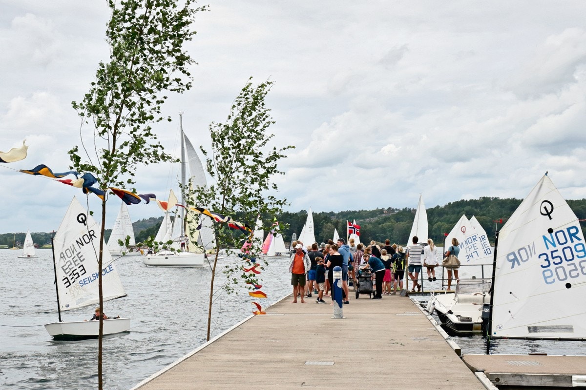 Tangen båthavn - Regatta, Veierland rundt Galleribilde