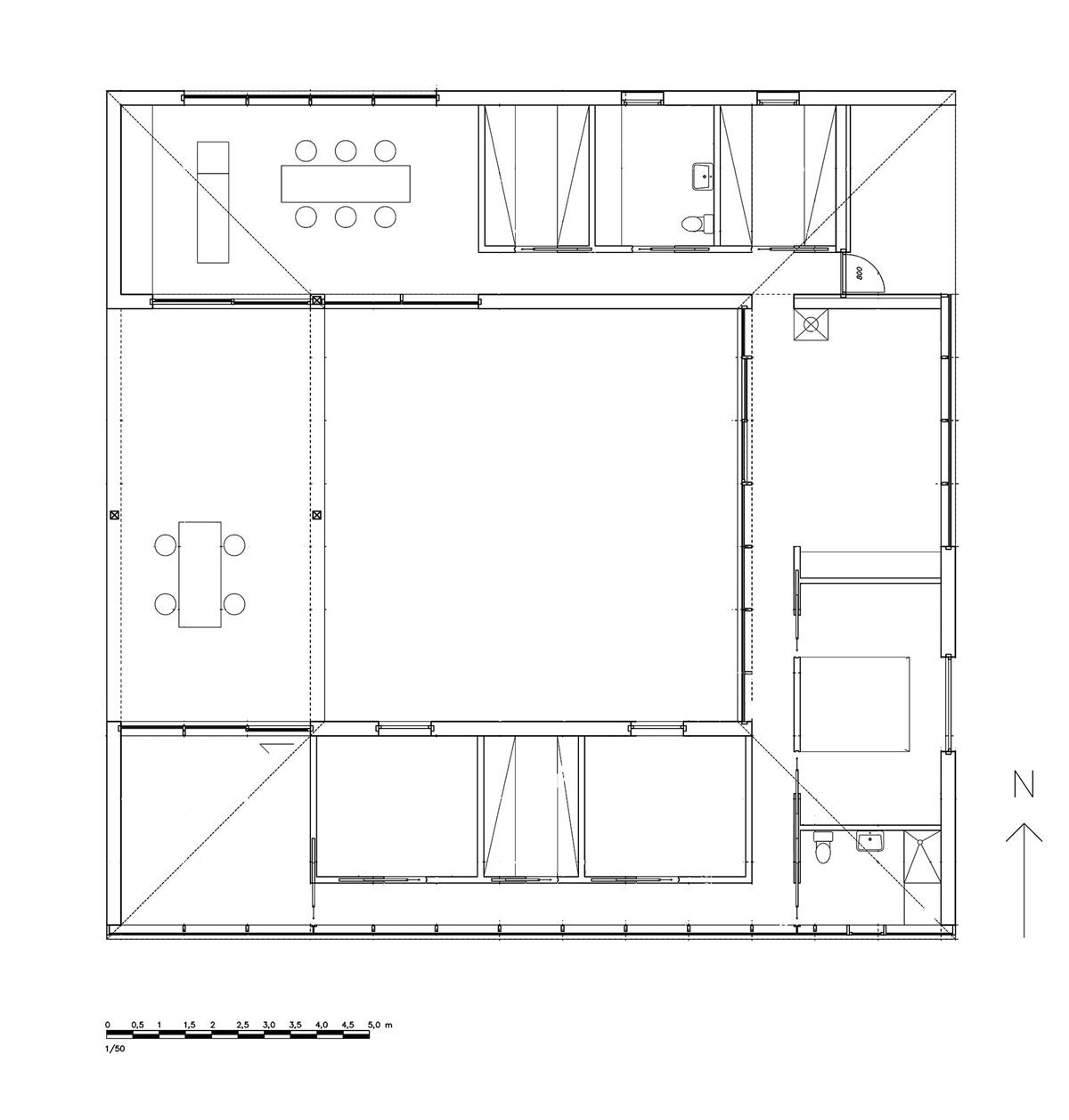 Plantegning Rispa 2C Galleribilde