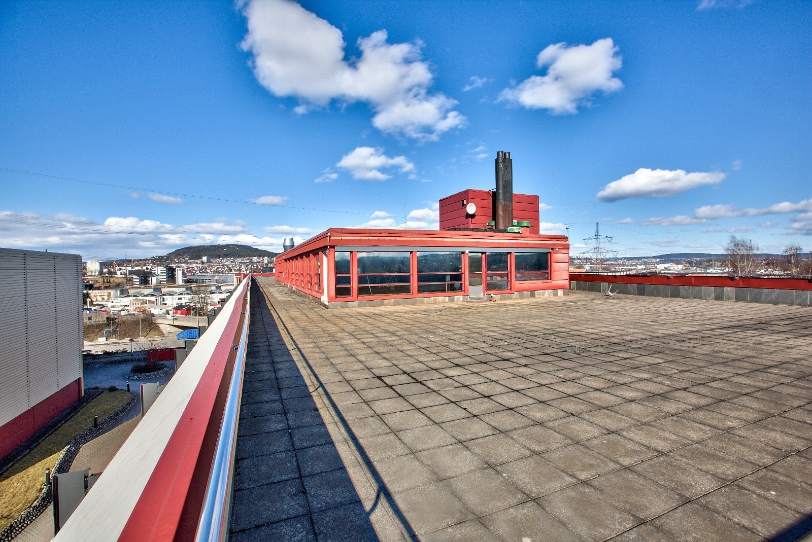 Takterrasse med flott utsikt. Galleribilde