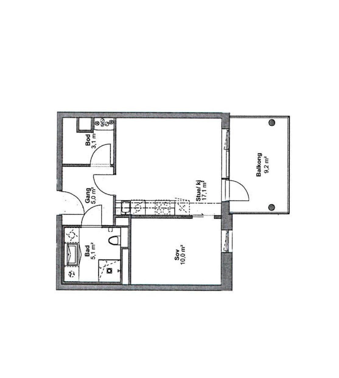 Plantegning Galleribilde