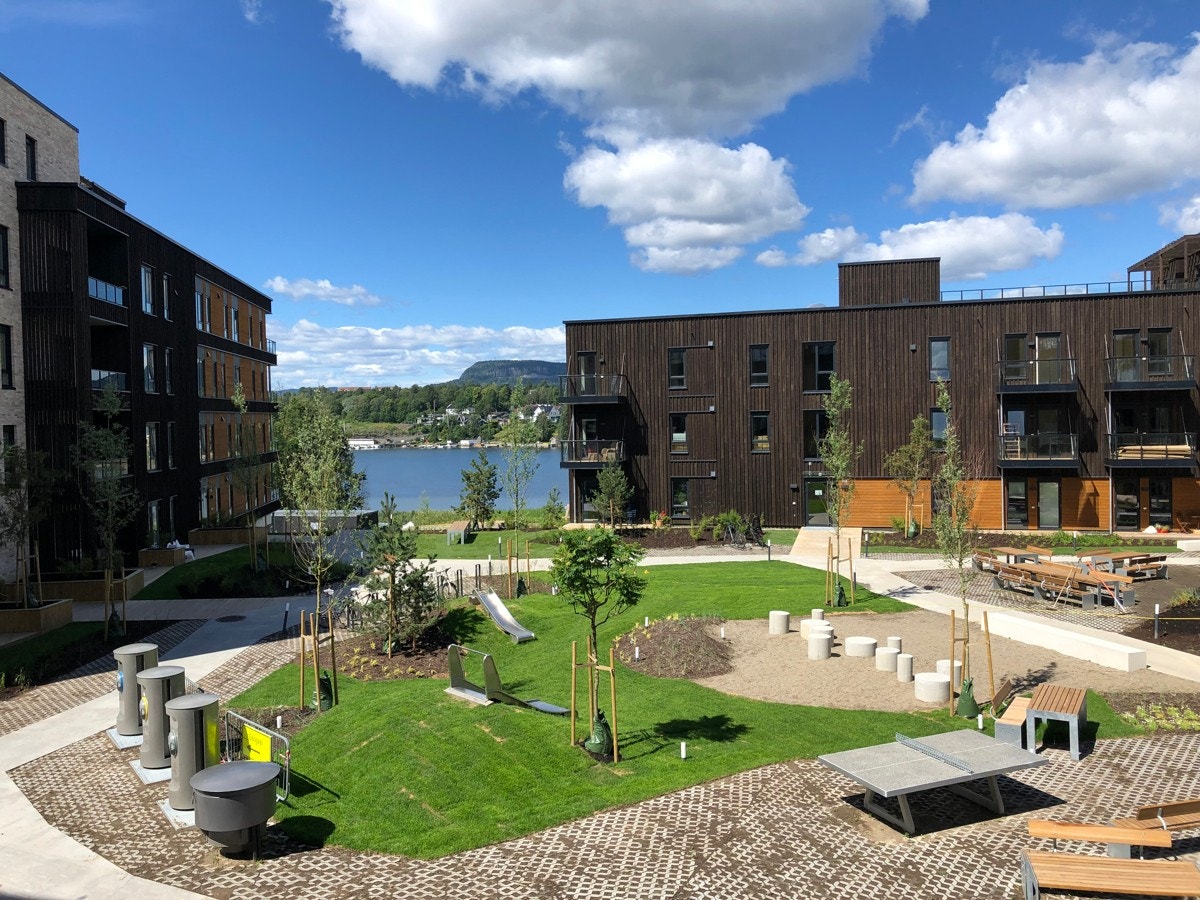 Godt organisert med fine uteplasser Galleribilde