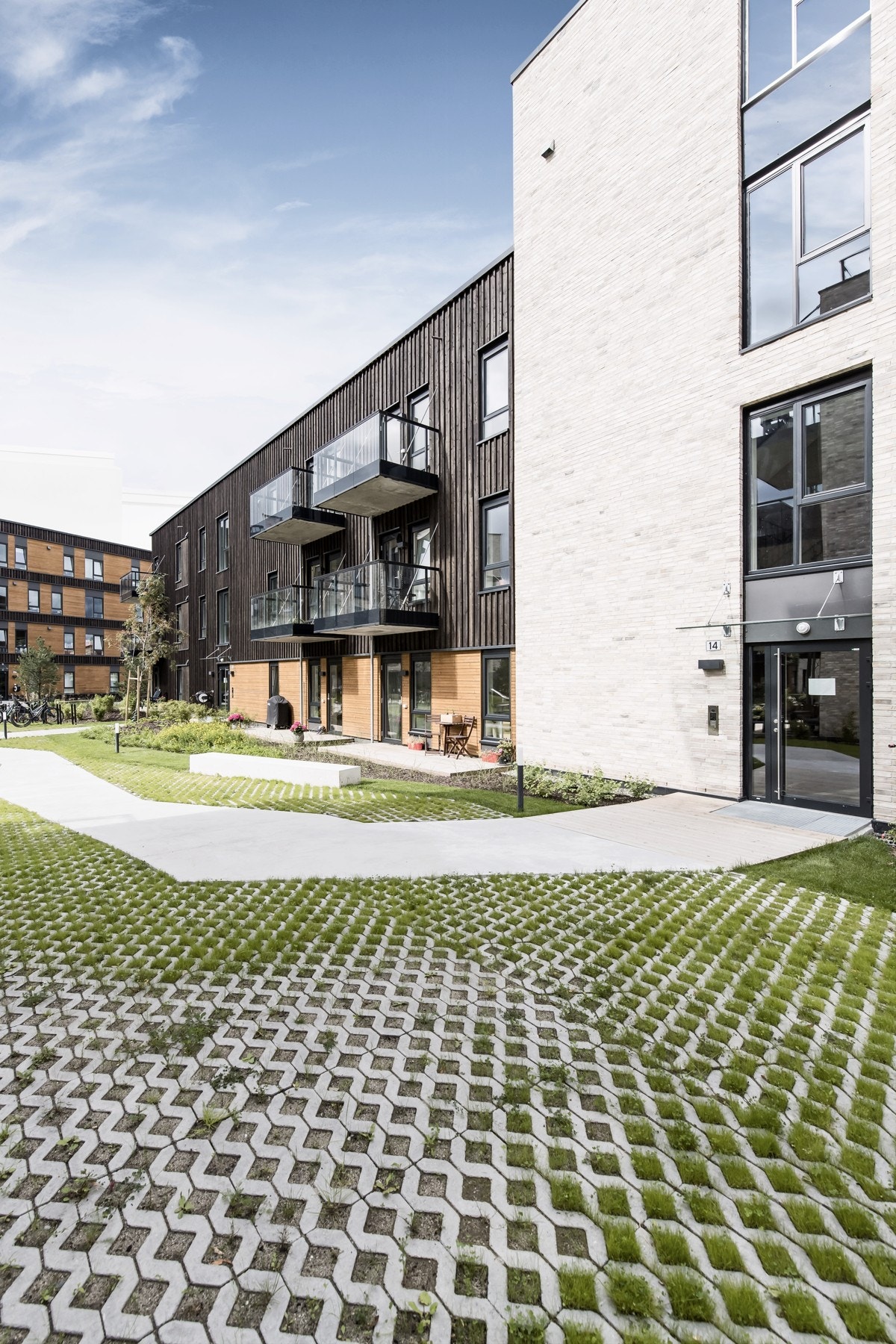 Fint uteområde Galleribilde