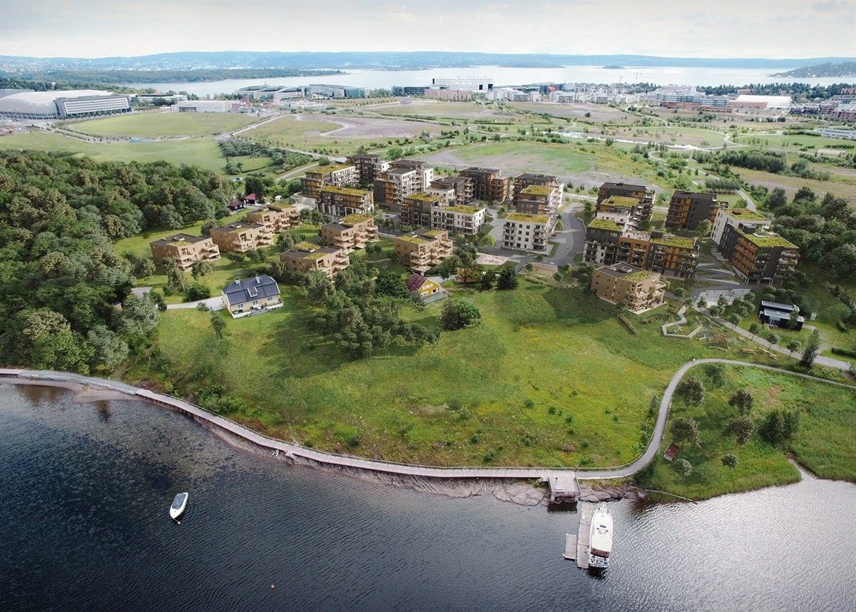 Nydelig vestvendt beliggenhet ved sjøen Galleribilde