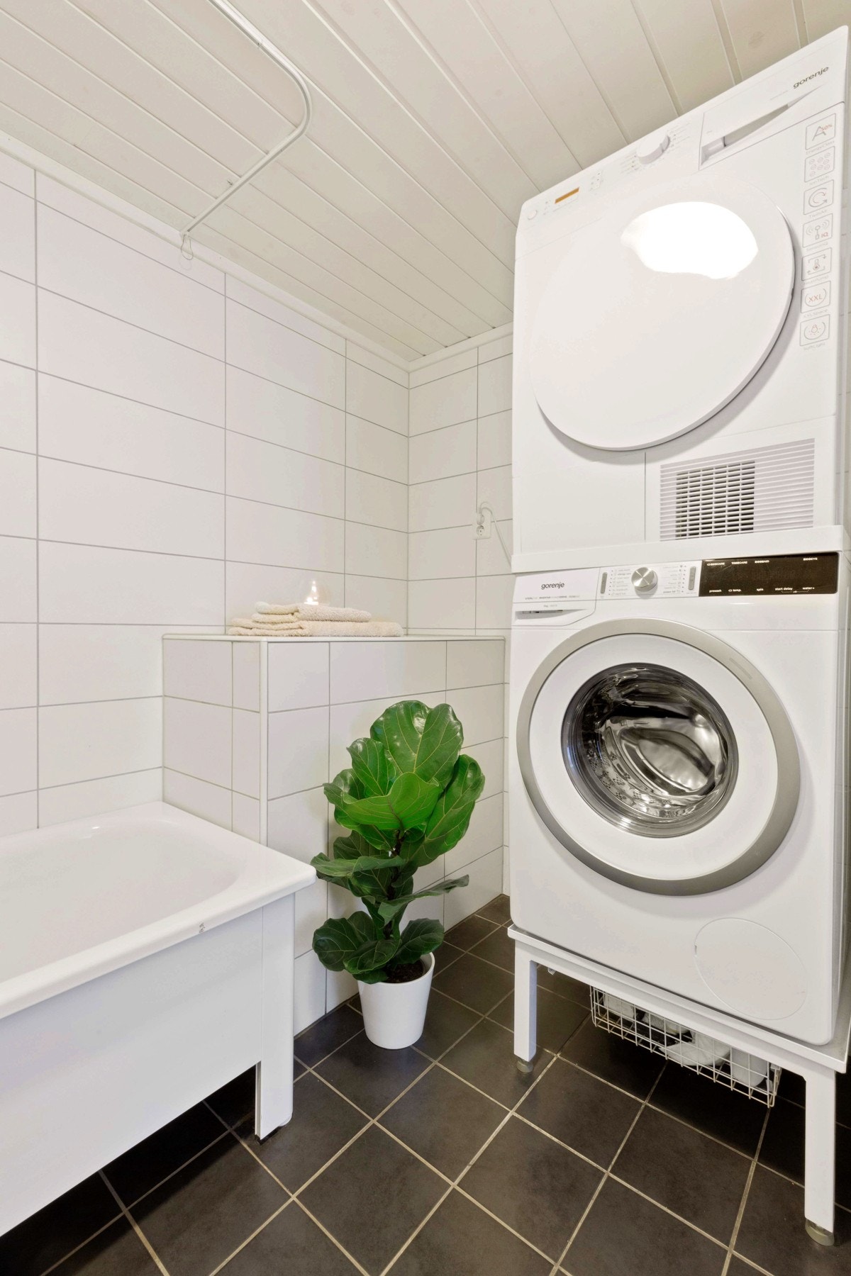 Søyleløsning for vaskemaskin og tørketrommel Galleribilde