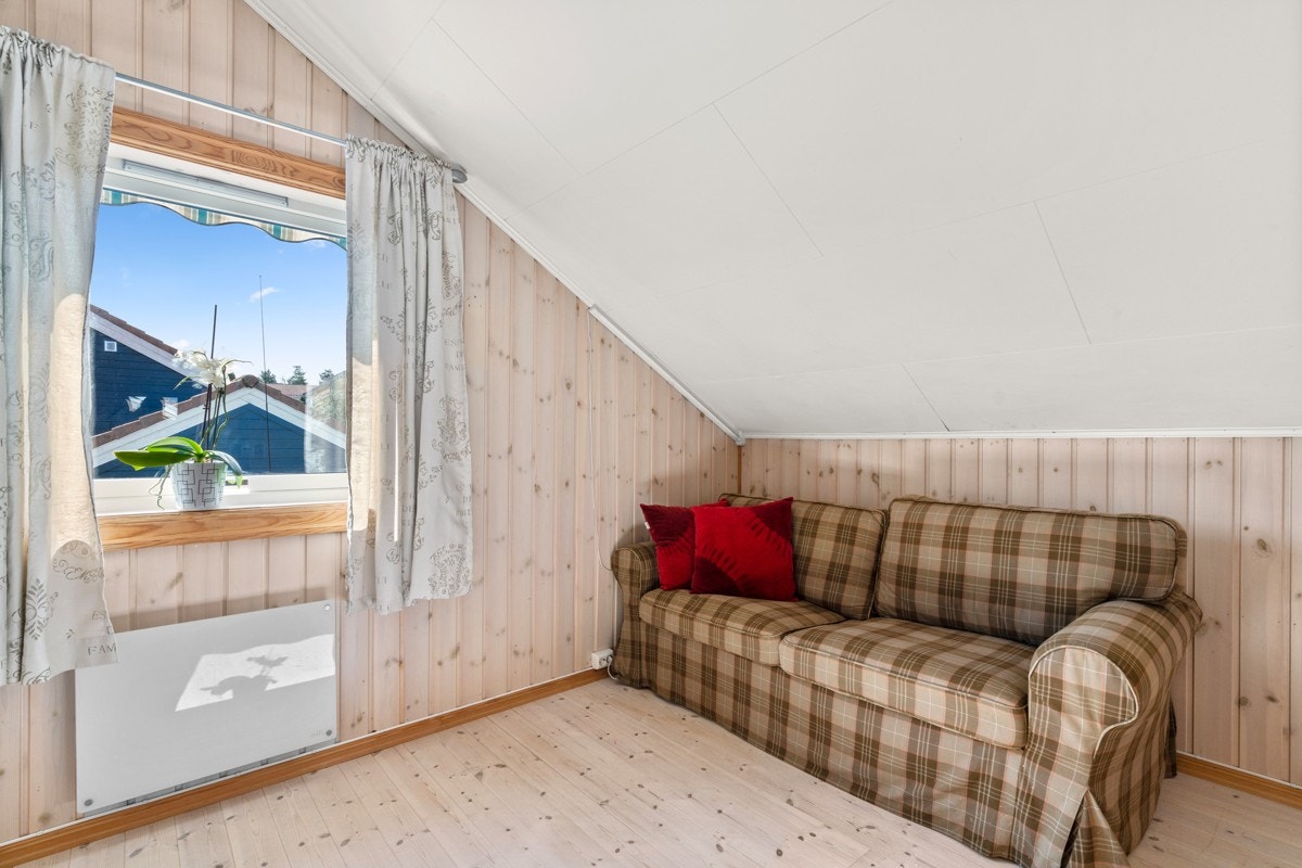 Alle soverommene er holdt i lyse og behagelige farger. Galleribilde