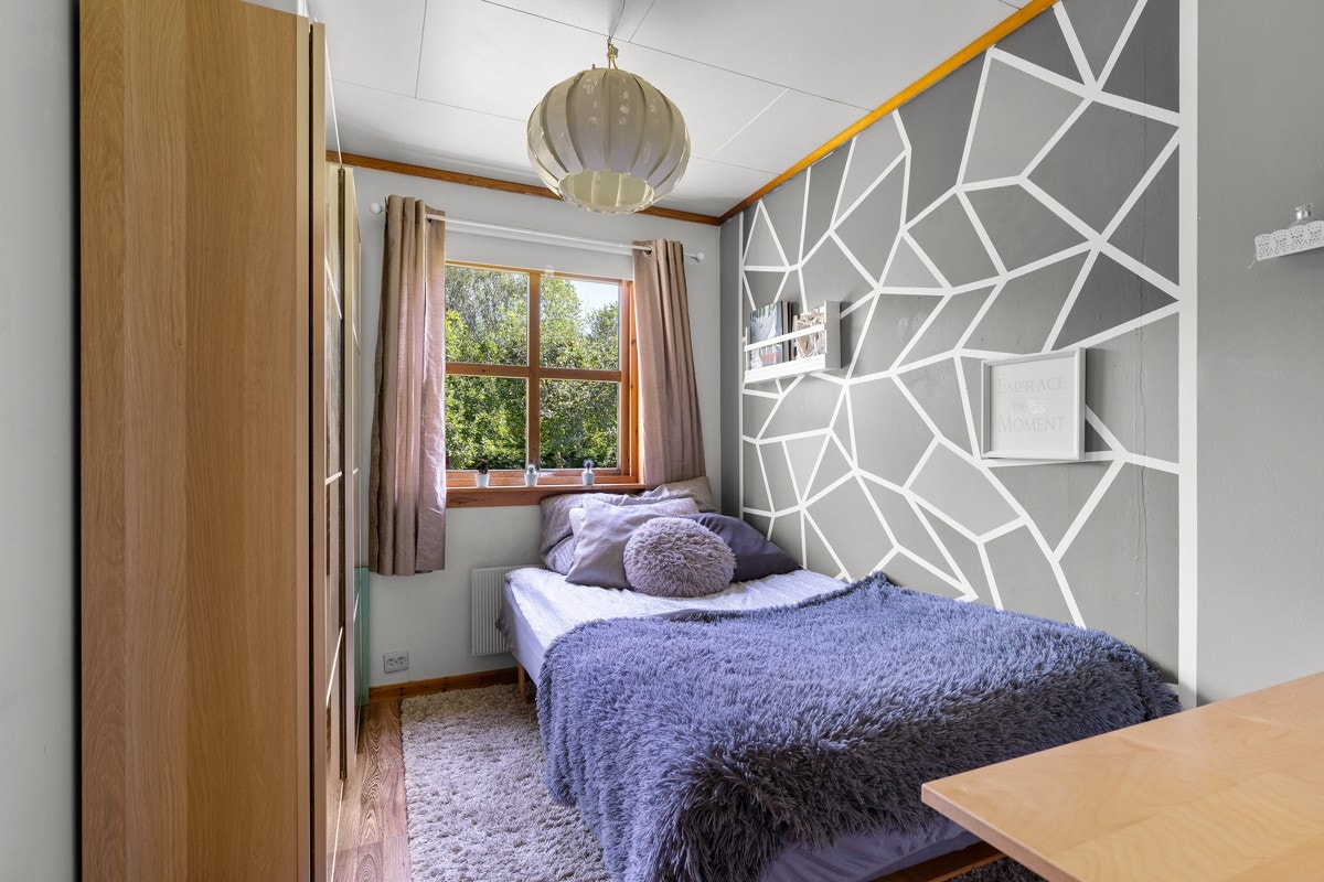 Utleiedelen har to gode soverom med tilhørende garderobeløsning. Galleribilde