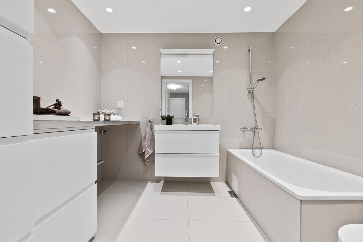 Delikat oppusset bad fra 2015. Galleribilde