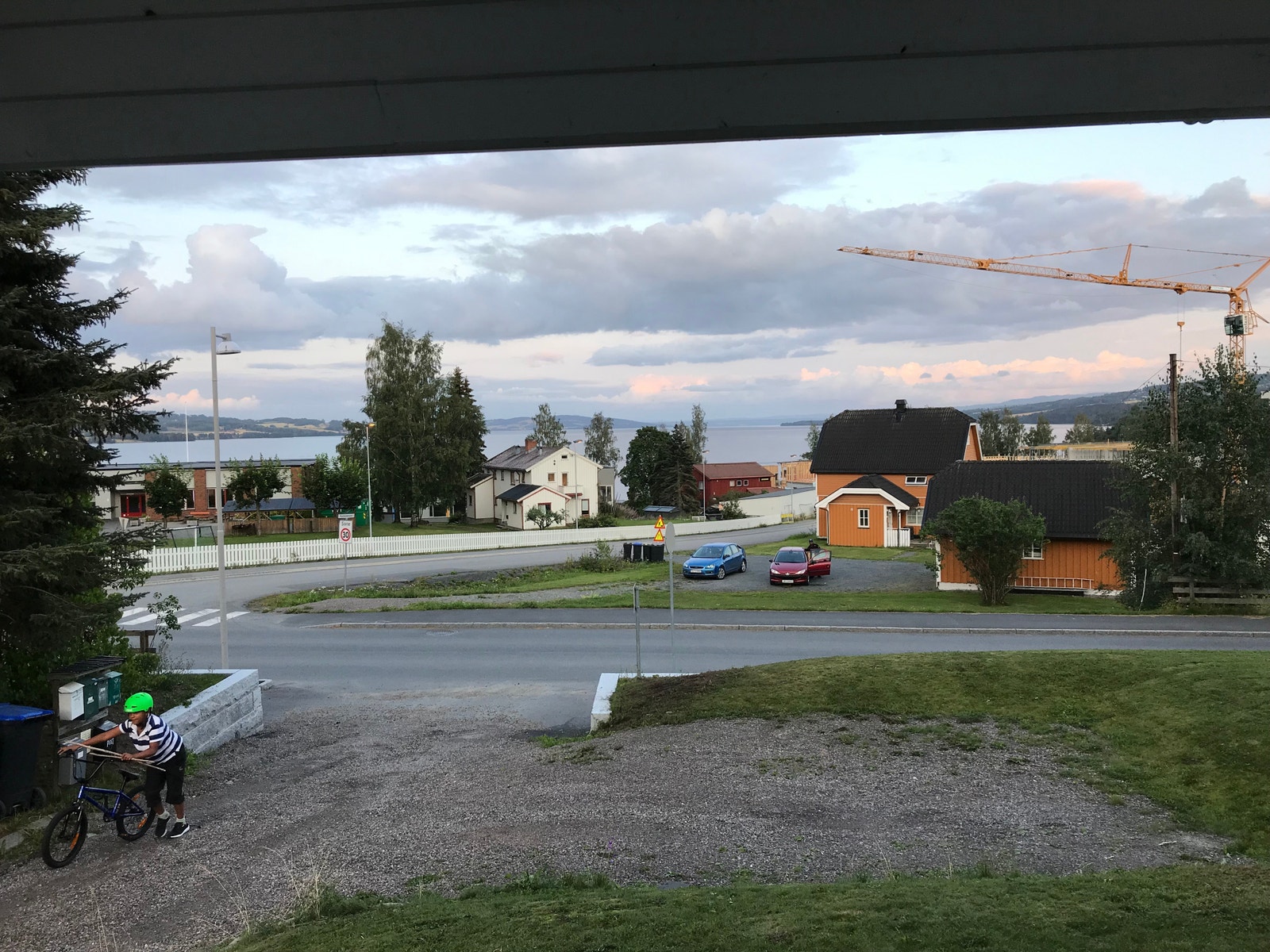 Utsikt fra hybel Galleribilde