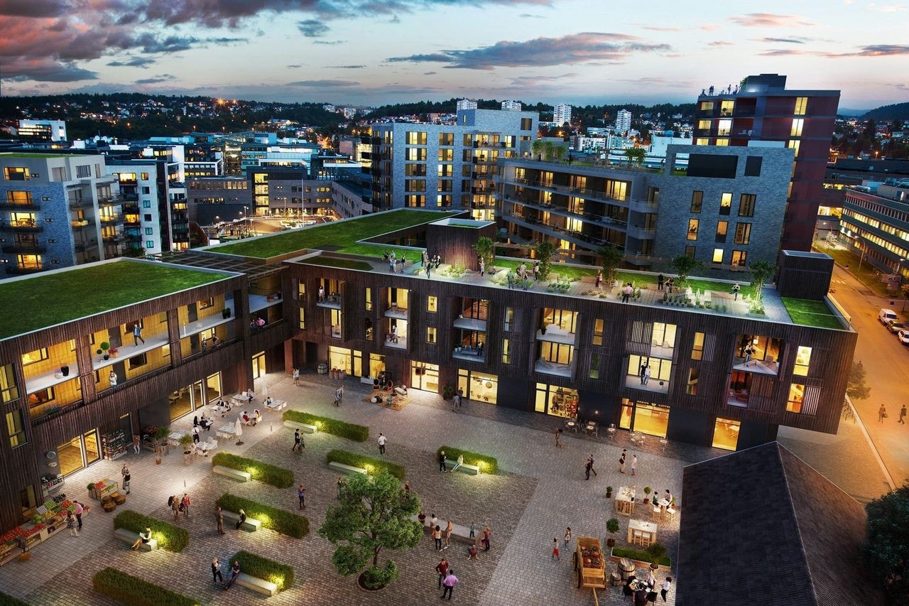 Lillo Gård - Kveldsbilde Galleribilde