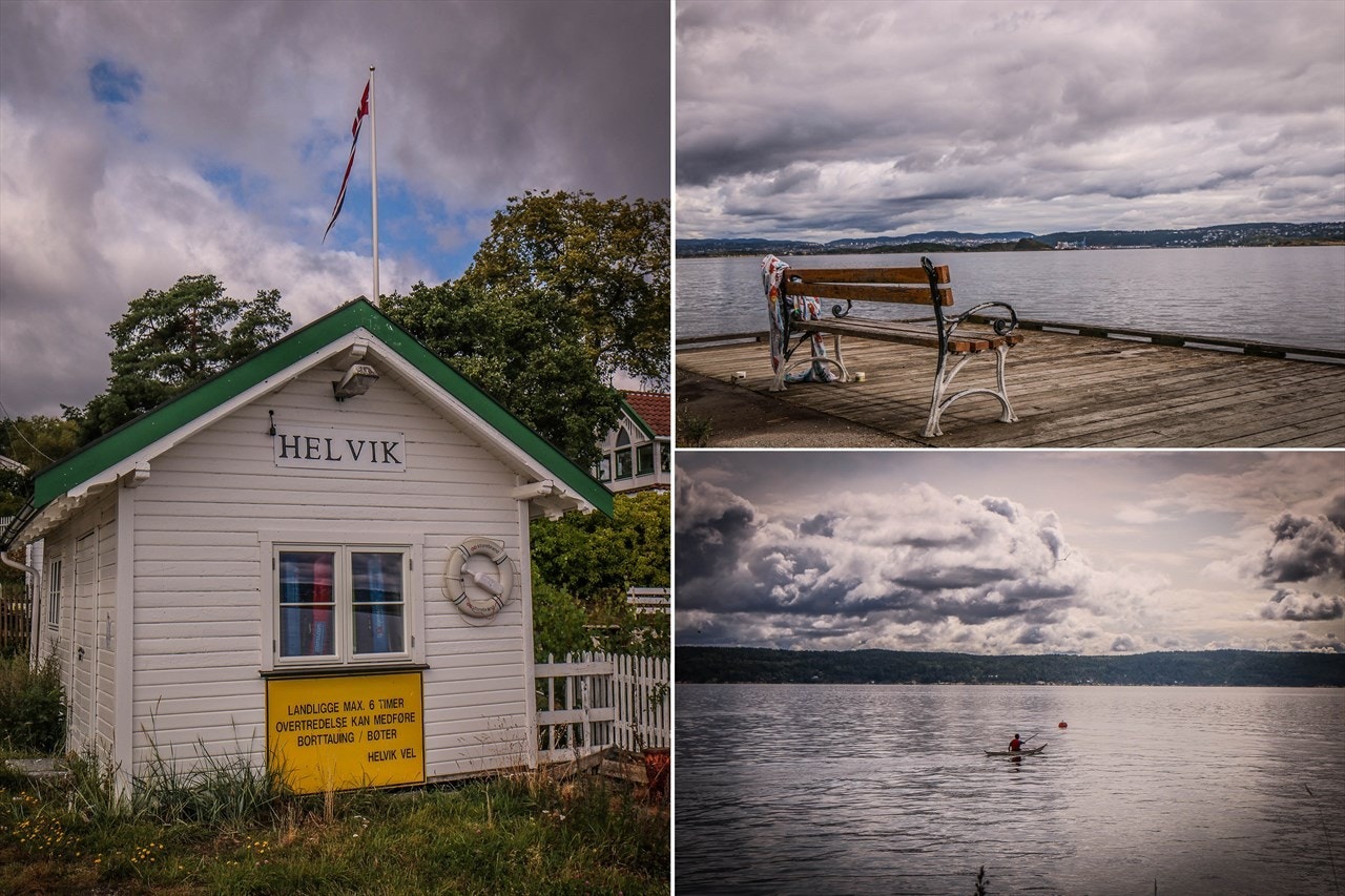 Helvik ligger også på Bunnefjordsiden. Galleribilde
