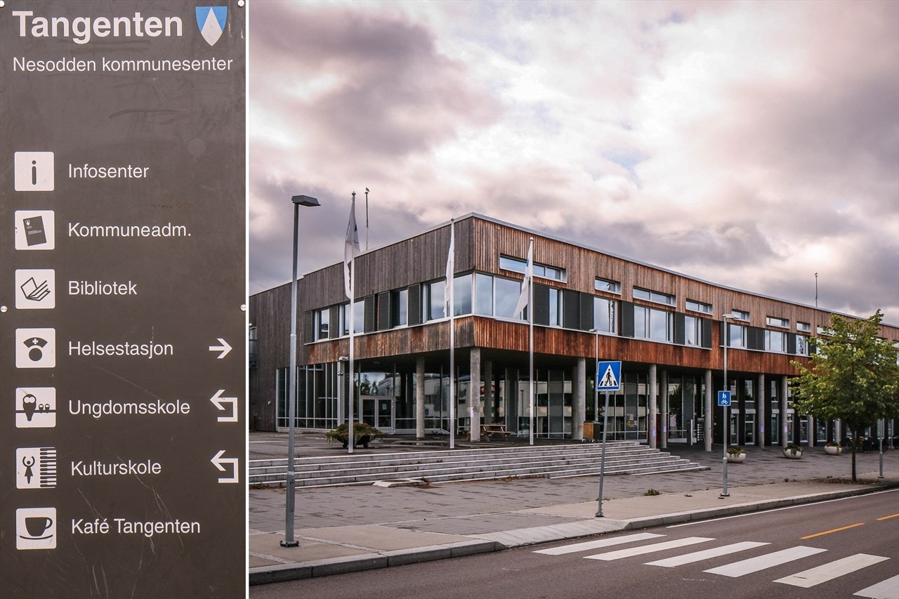 Tangenten kommune senter 1-2 minutters gange fra huset. Her ligger også ungdomskolen. Galleribilde