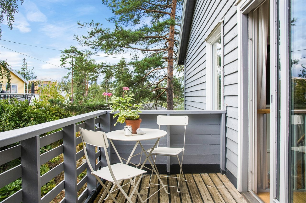 Veranda utenfor stuen. Galleribilde