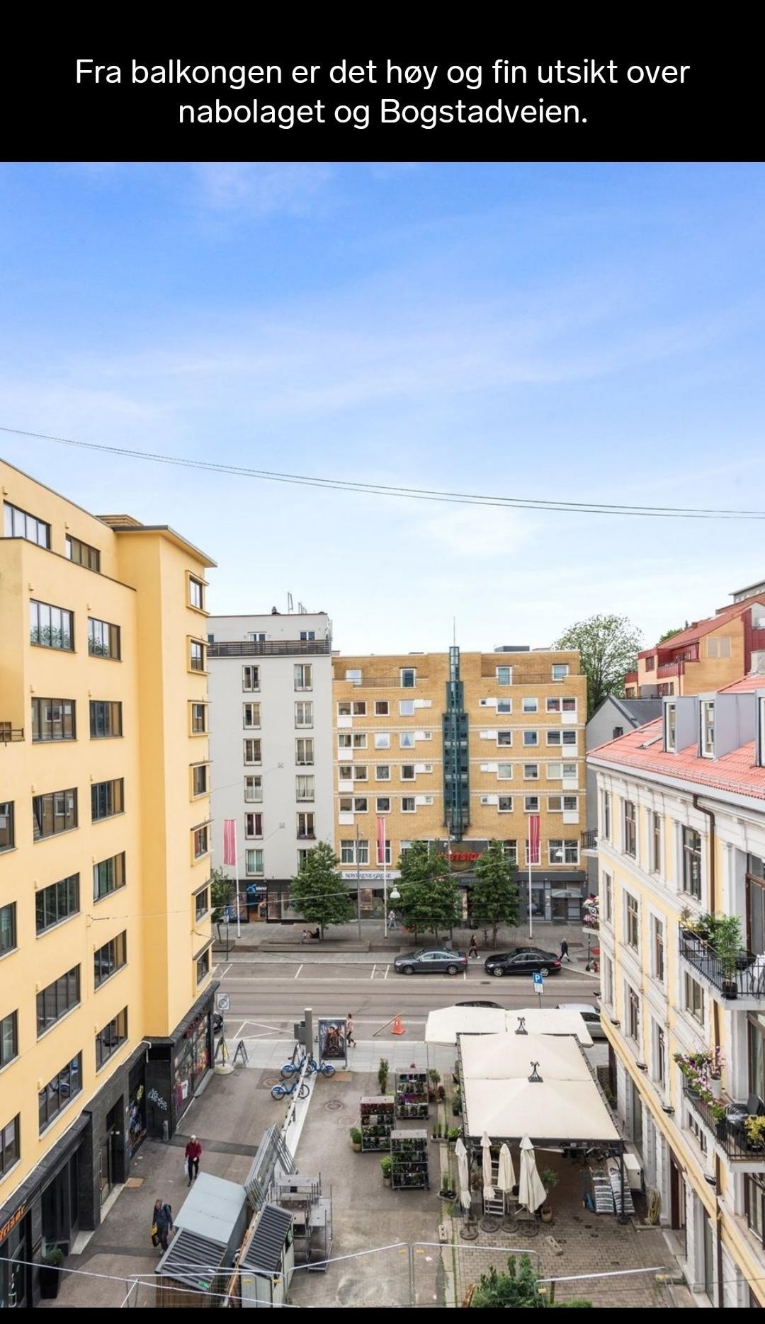 Utsikt mot Bogstadveien Galleribilde