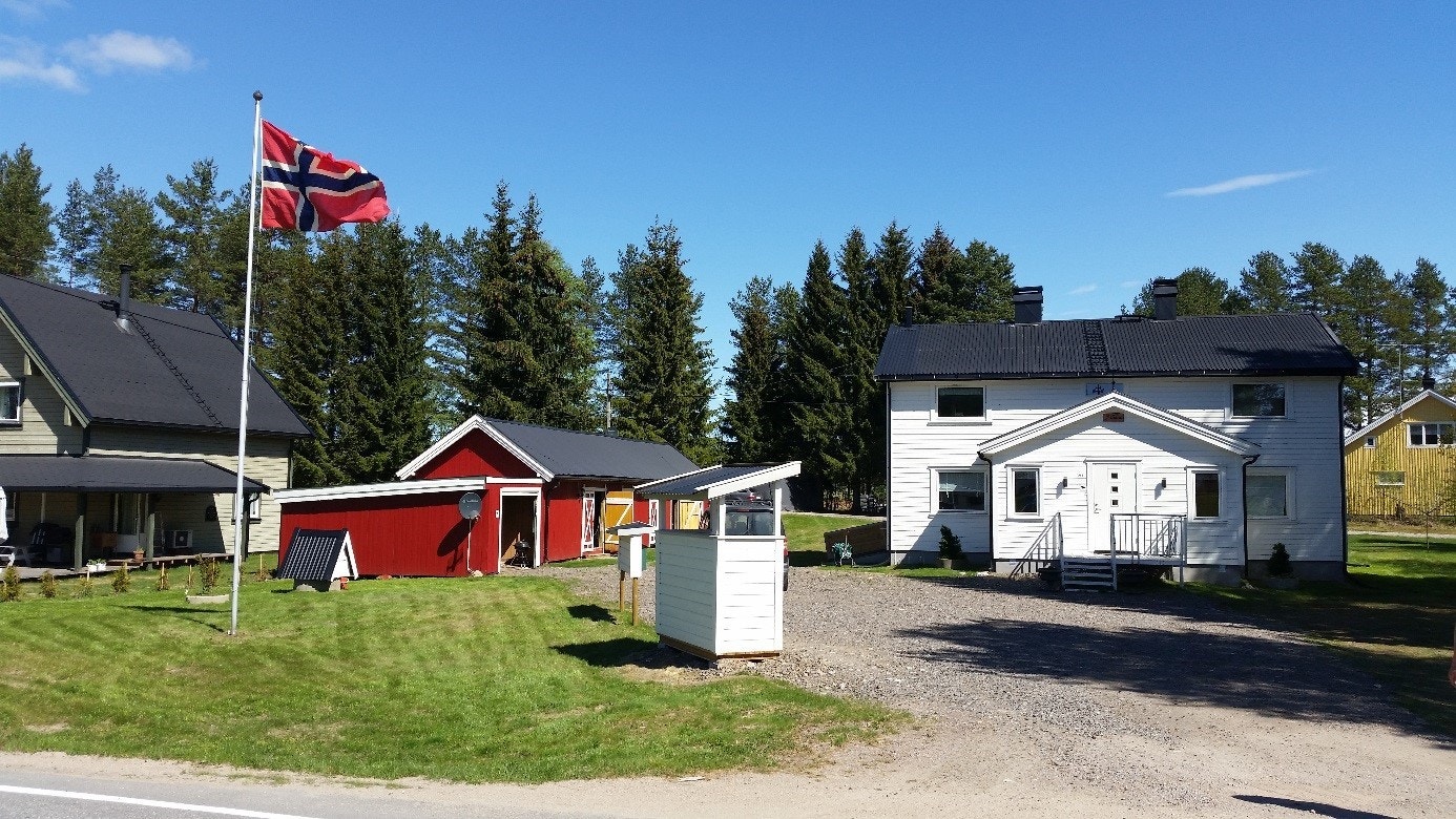 Bilde fra innkjørsel Galleribilde