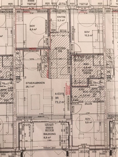 Plantegning Galleribilde