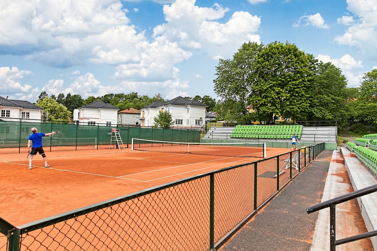 Tennisbane på Bygdøy Galleribilde