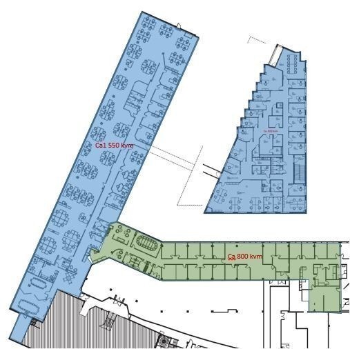 Arealer i overkant av 3 000 kvm blir ledige i 2019 Galleribilde