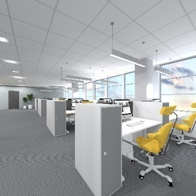 Illustrasjon av muligheter - åpent landskap Galleribilde