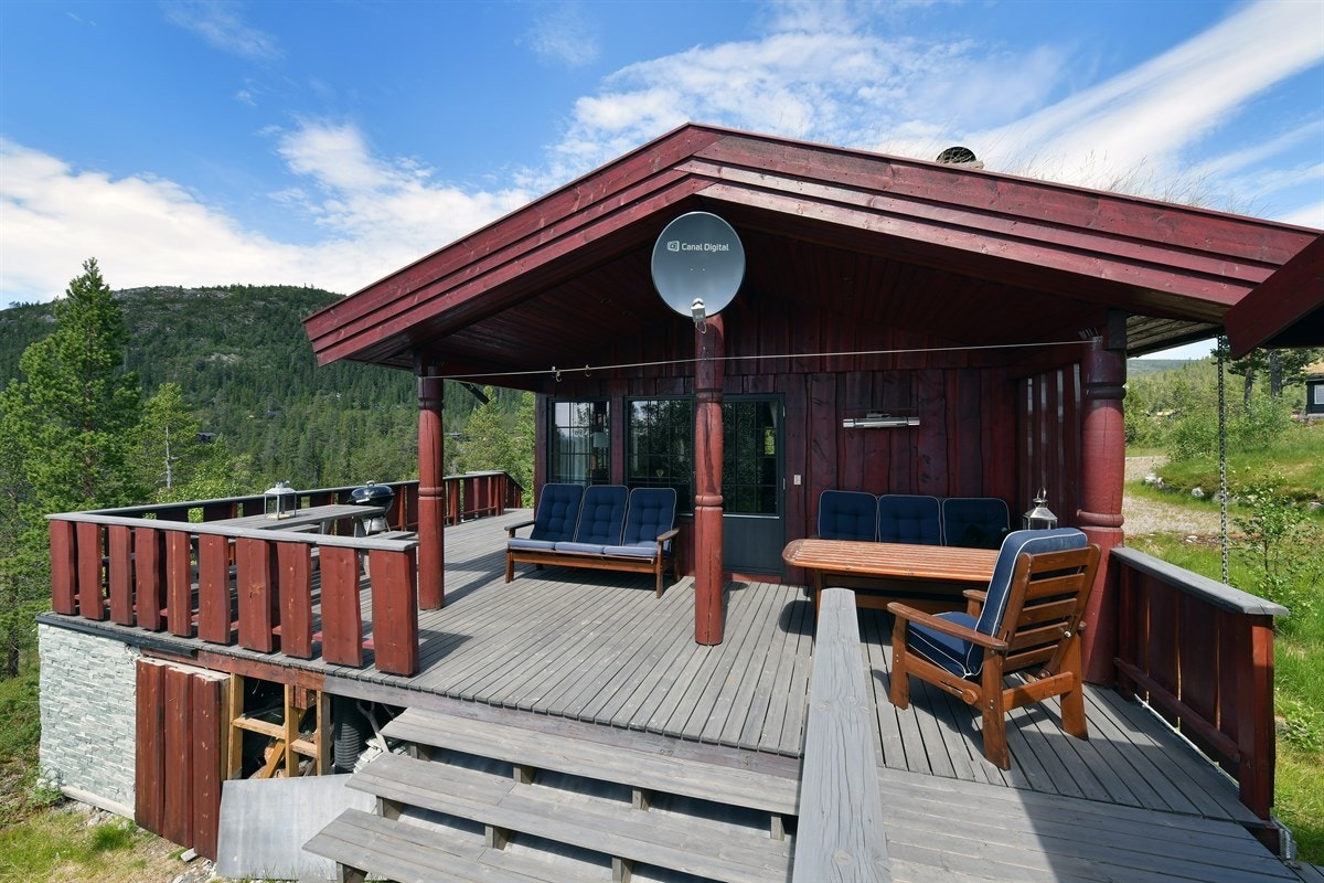 Overbygget terrasse. Galleribilde