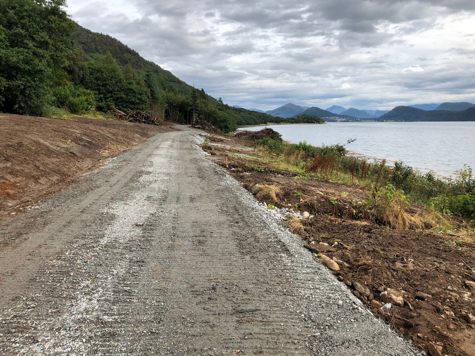 Tomteområdet fra vest mot øst Galleribilde