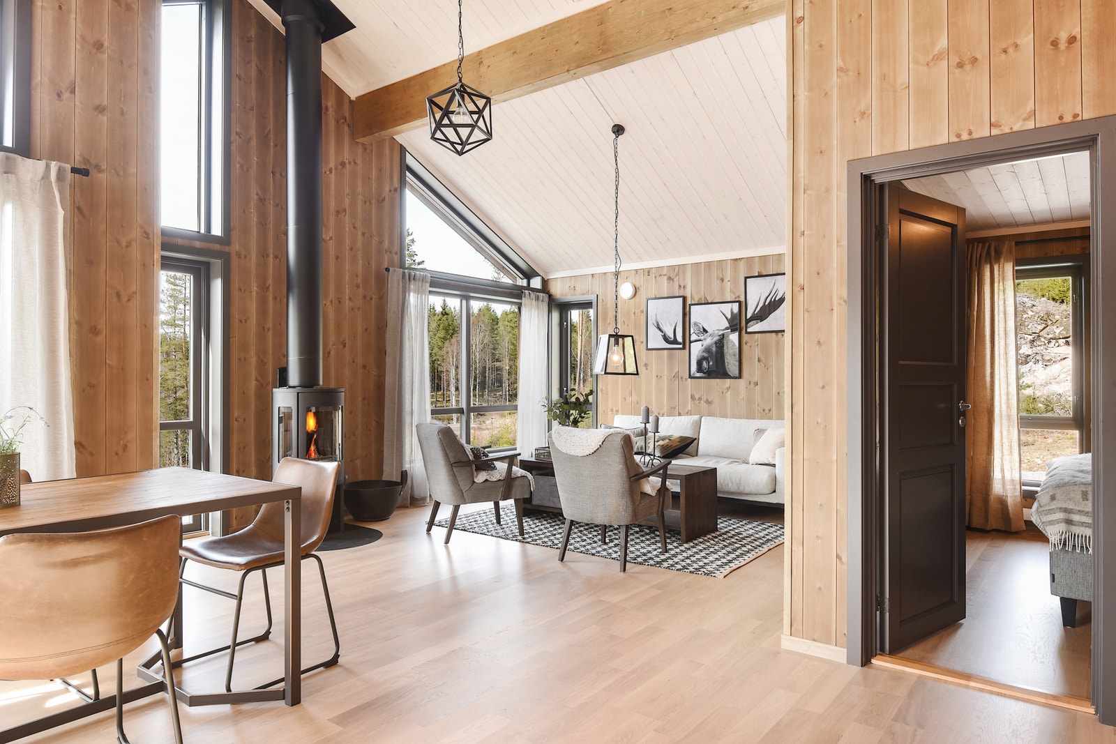 interiørbilde fra en annen Tinde Hytte Galleribilde