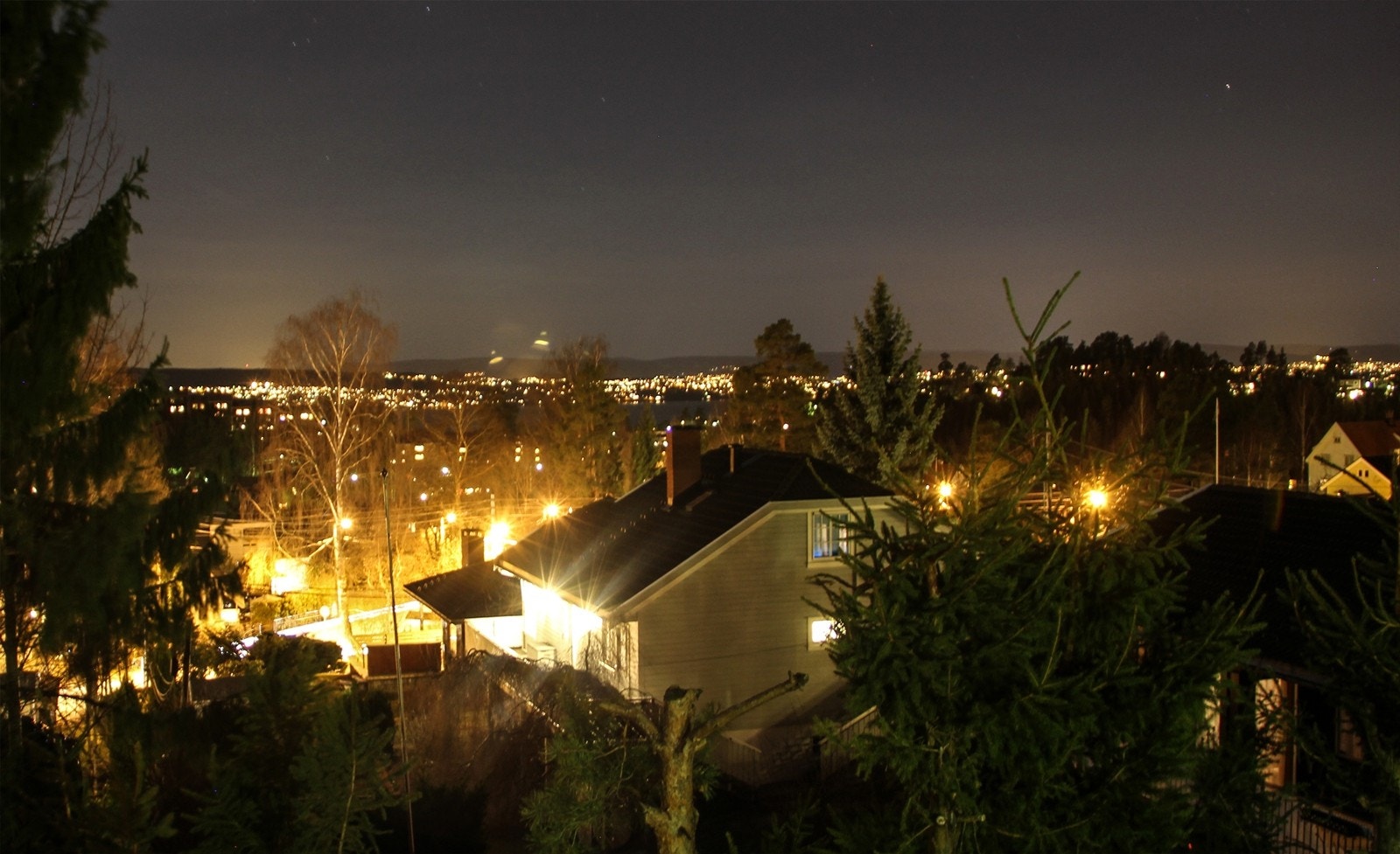 Utsikt kveld Galleribilde