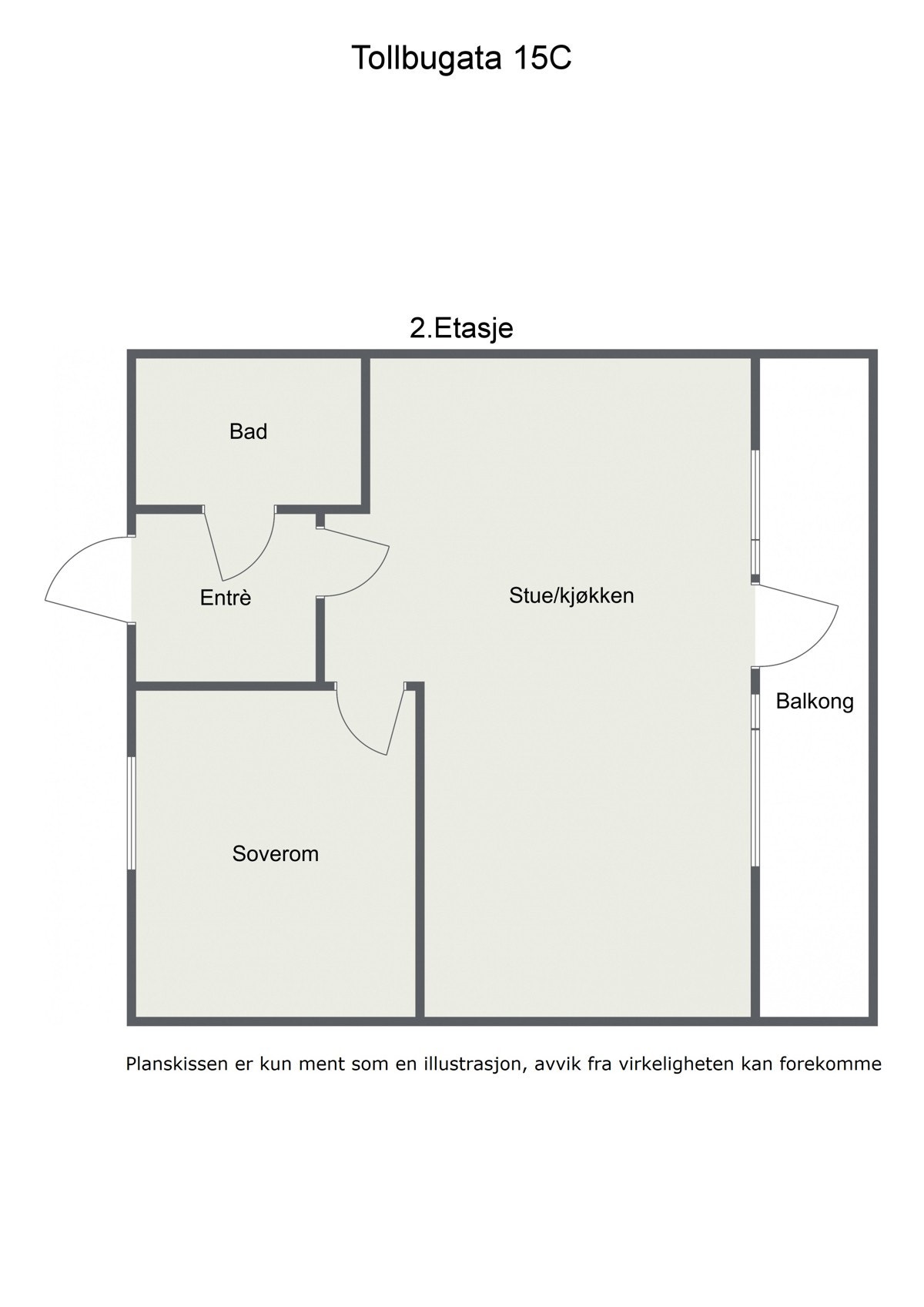 Plantegning Galleribilde