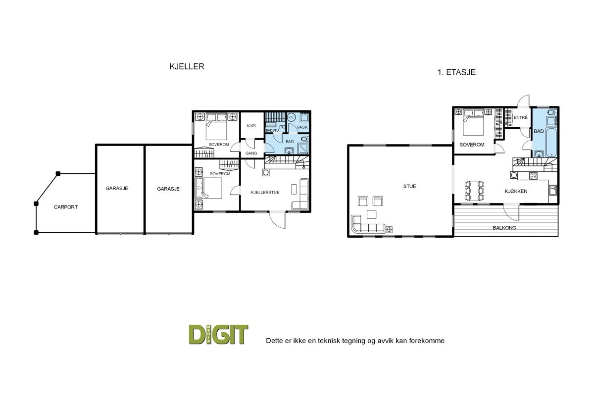 Plantegning Galleribilde