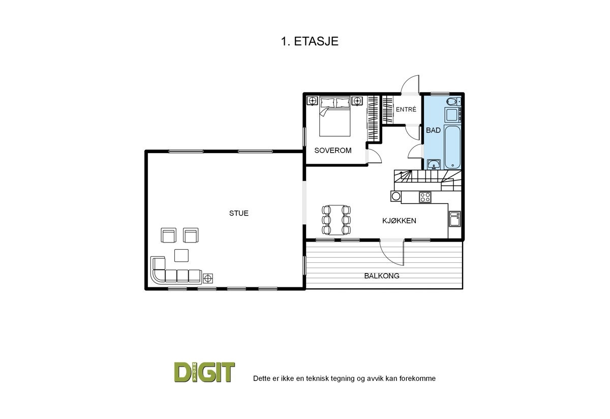 Plantegning Galleribilde
