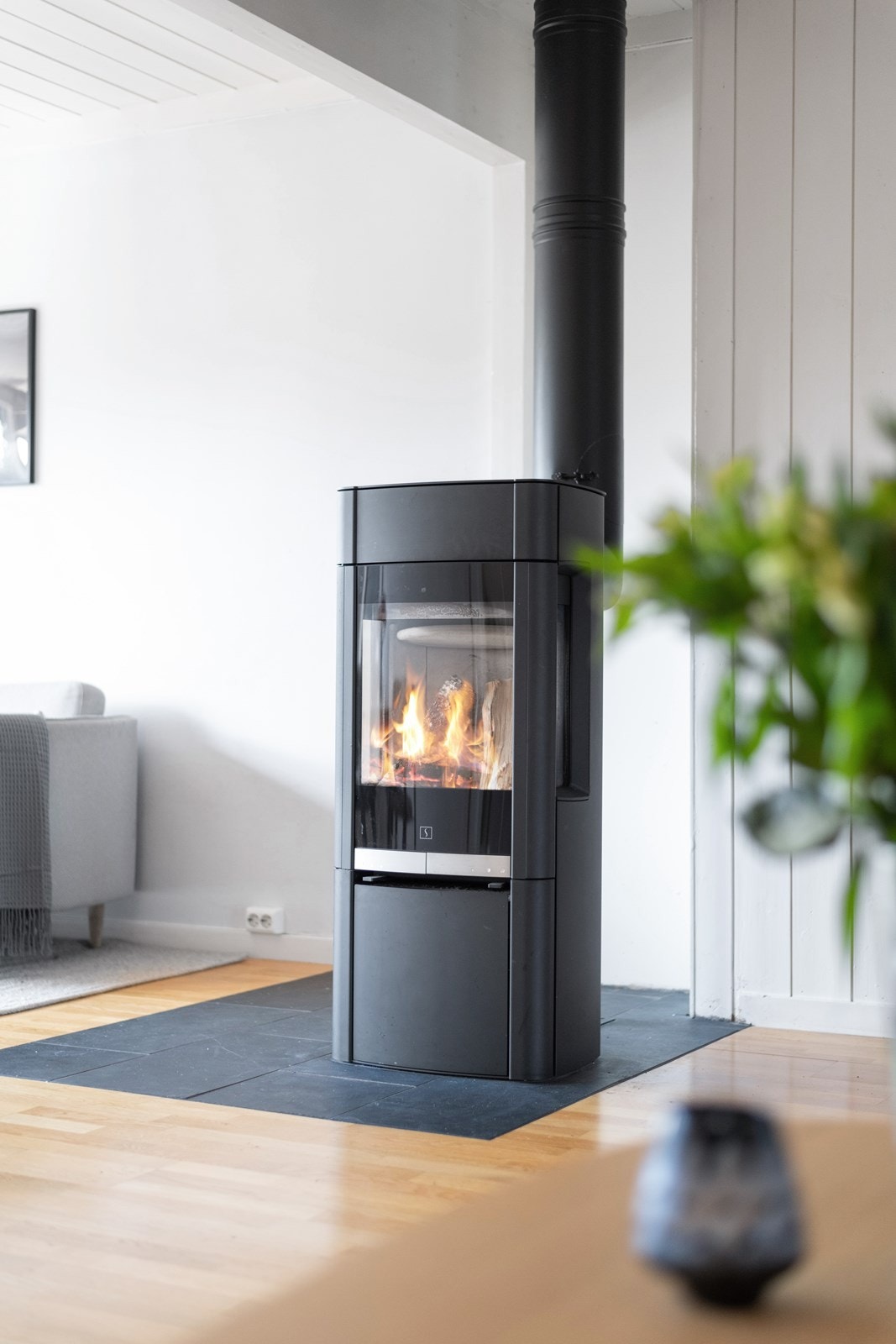 Vedovn plassert i stue fra 2012. Galleribilde