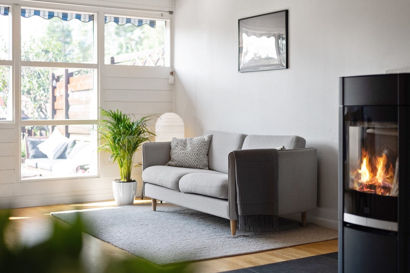 Stue detaljer. Galleribilde