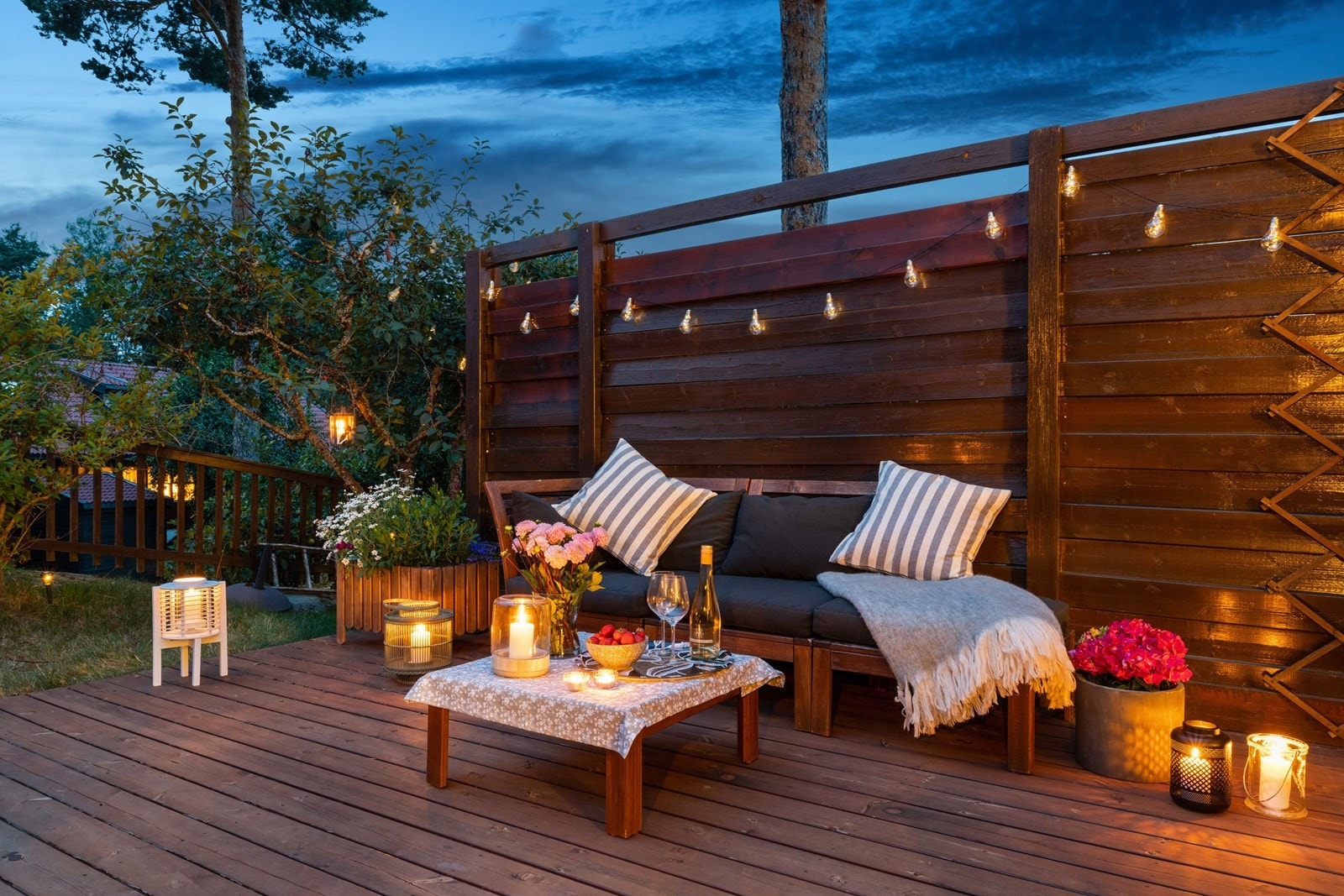 Blåbærstien 33 C "at night". Galleribilde