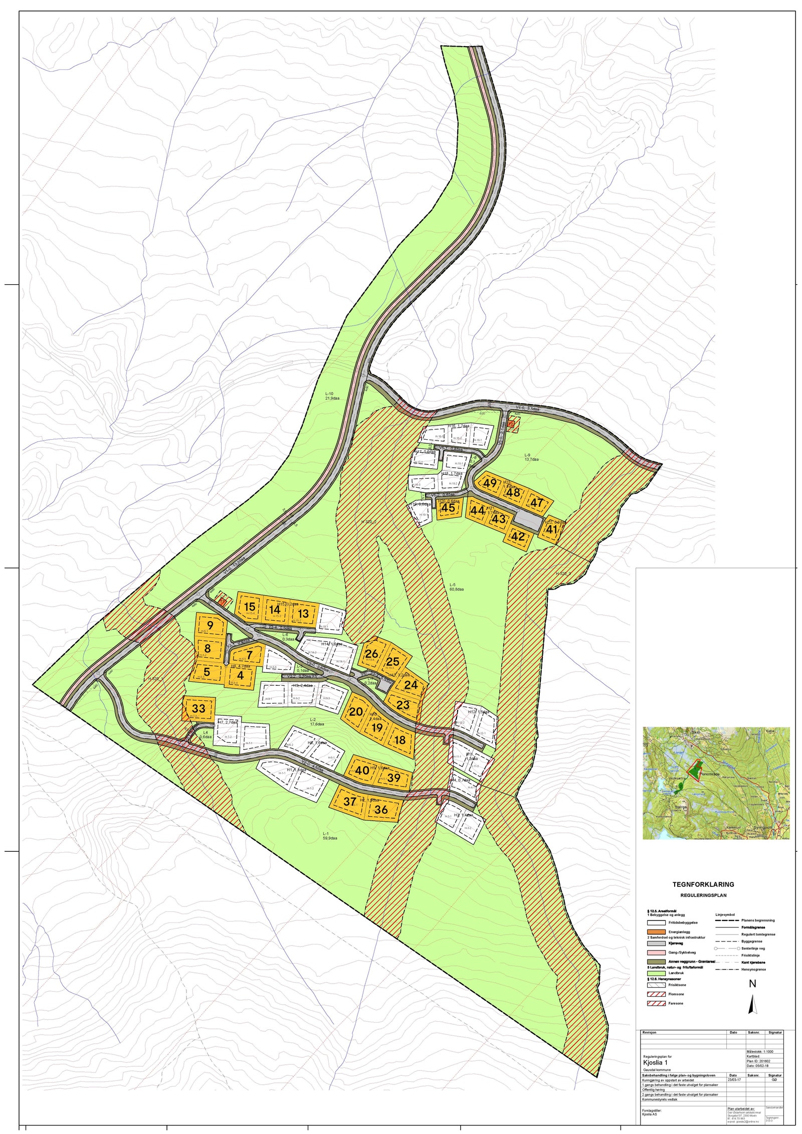 Situasjonskart trinn1. Tomt 41 og 49 er ledig pr dd 16.2.2023 Galleribilde