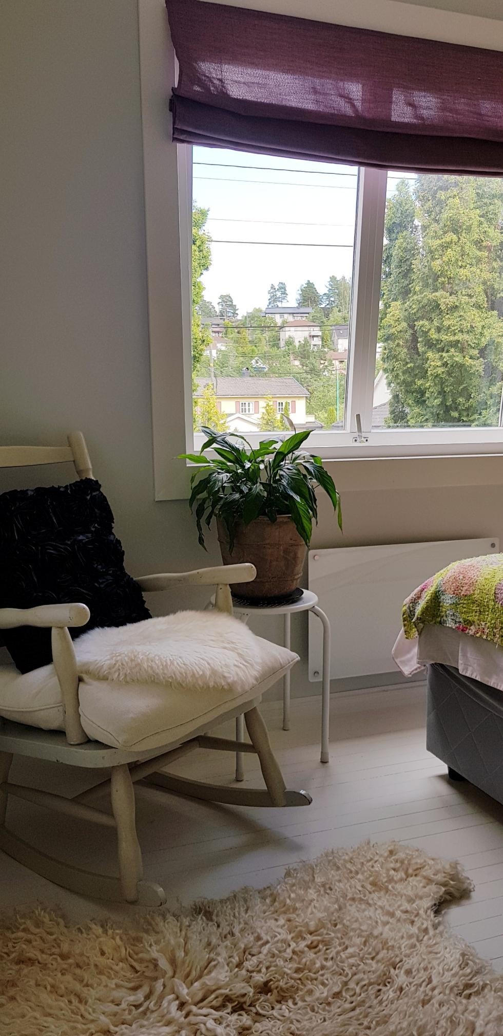Koselig utsikt fra hovedsoverom. Galleribilde