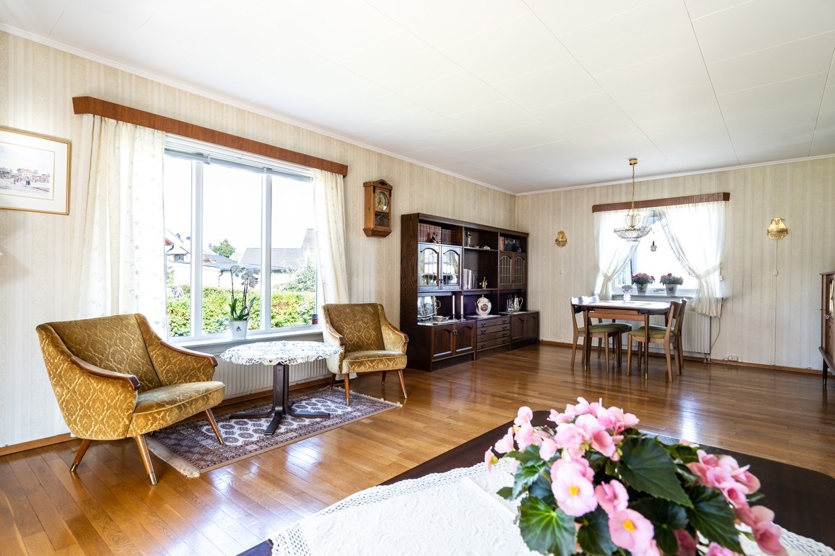 Det er vannbårne radiatorer i stuen. Galleribilde
