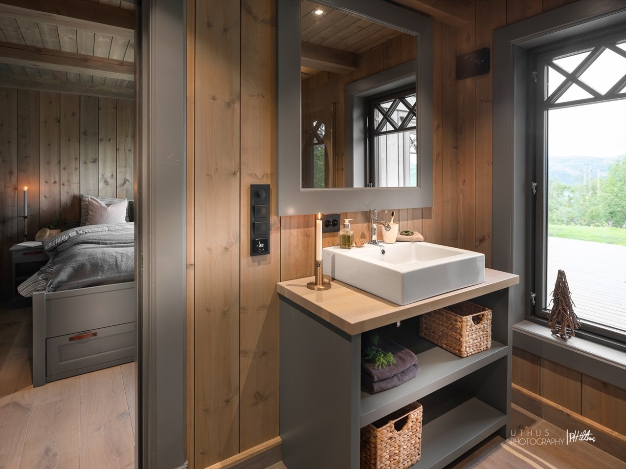 Bildet er fra tilsvarende nabohytte Galleribilde