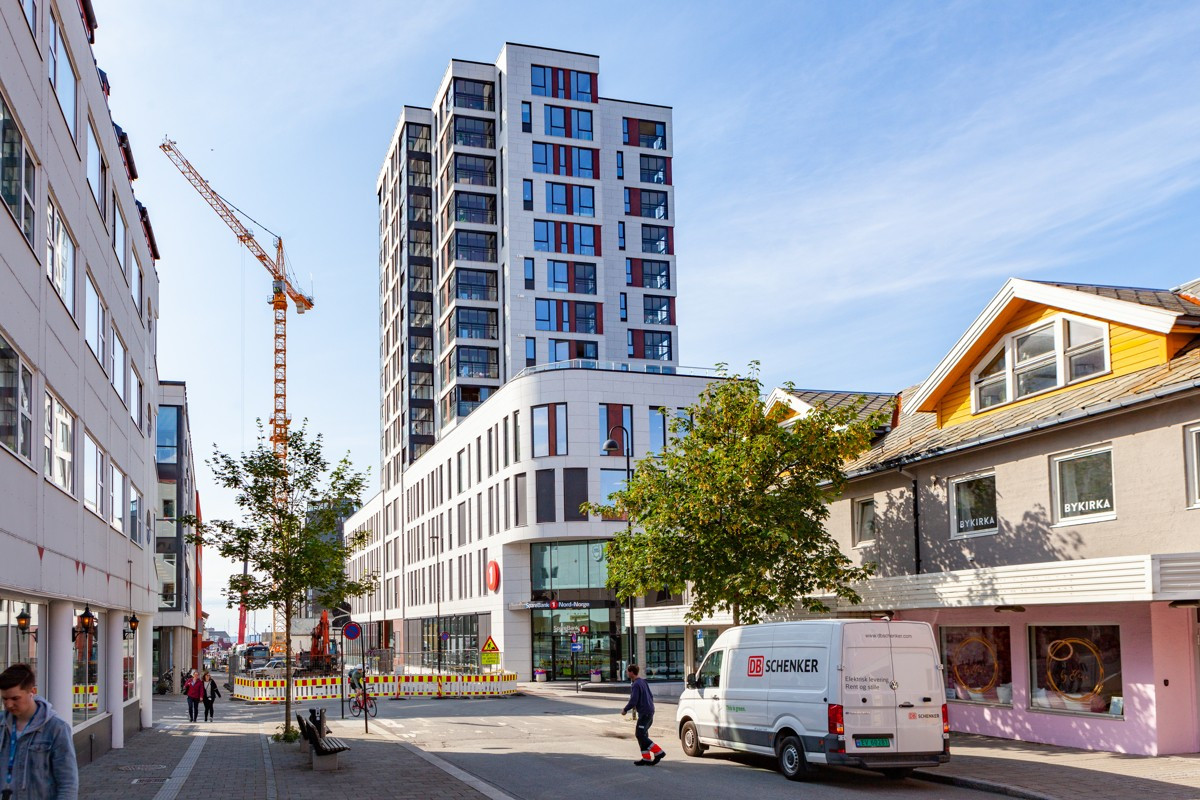 Velkommen til en delikat utsiktsleilighet i 11.etg i Bodø 360.