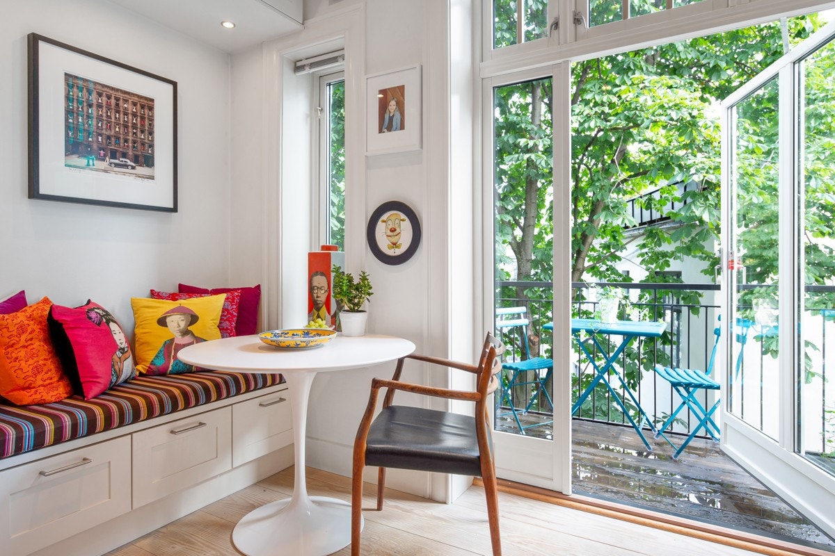 Spiseplass på kjøkkenet Galleribilde