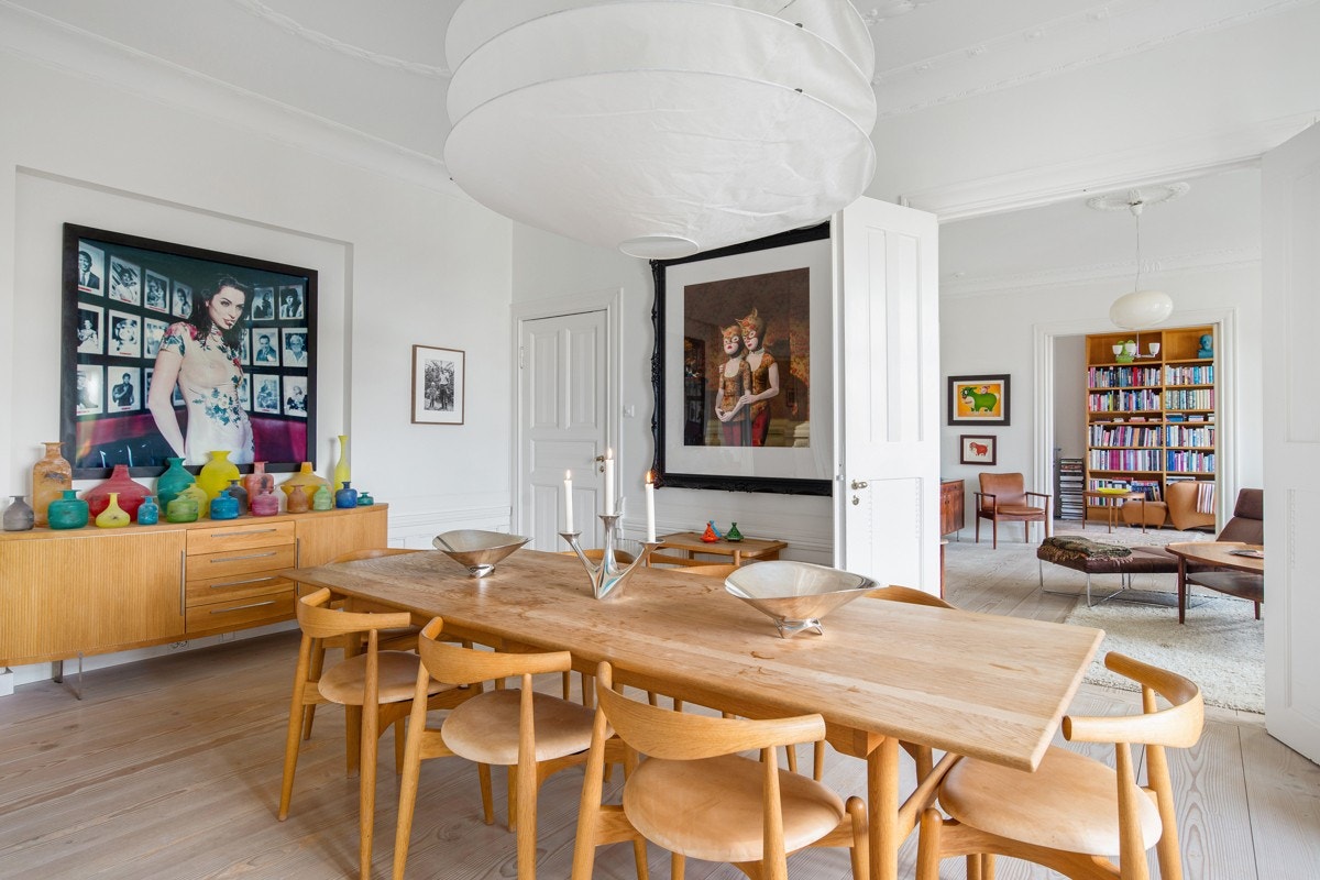 Detalj spisestuen Galleribilde