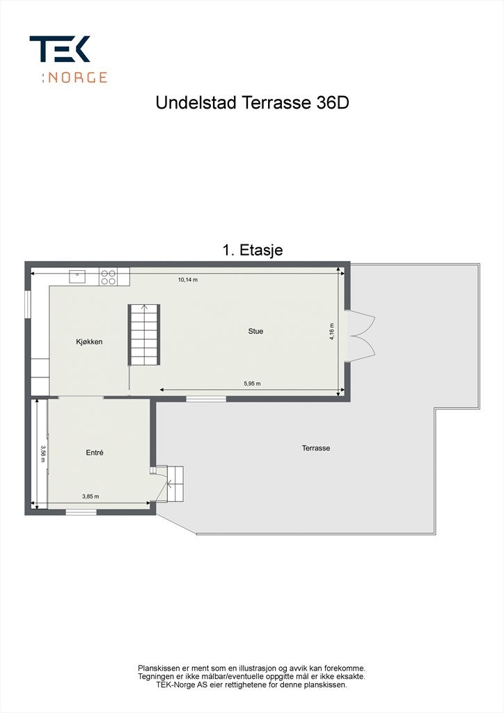 Plantegning 1. etasje. Galleribilde