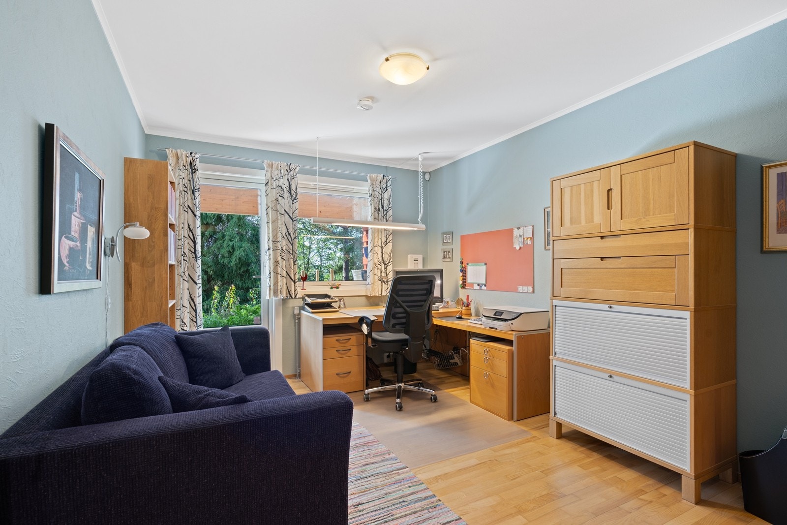 Soverom med utgang terrasse og hage Galleribilde