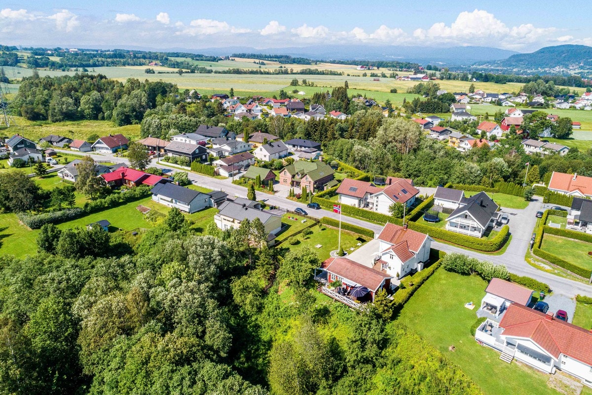 Solforholdene er nydlige på denne eiendommen. Galleribilde