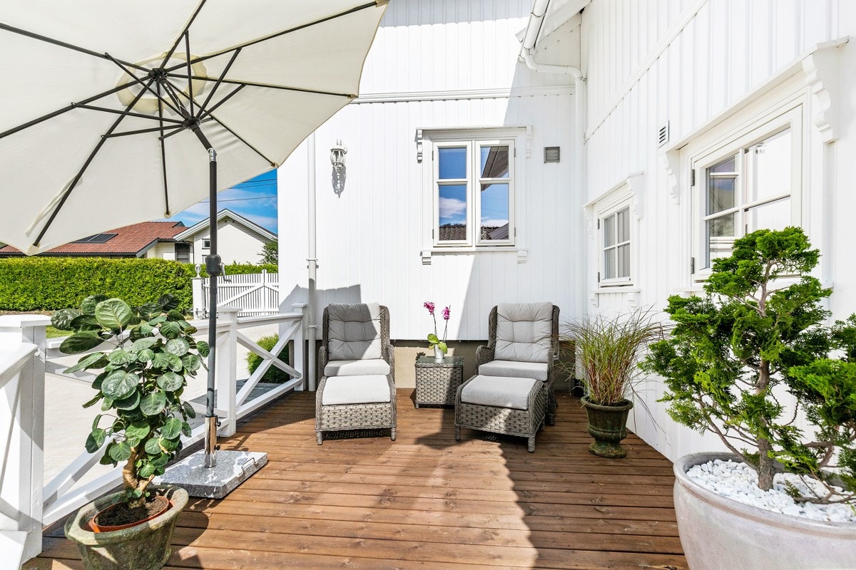 Her kan man nyte fredfulle sommerdager. Galleribilde