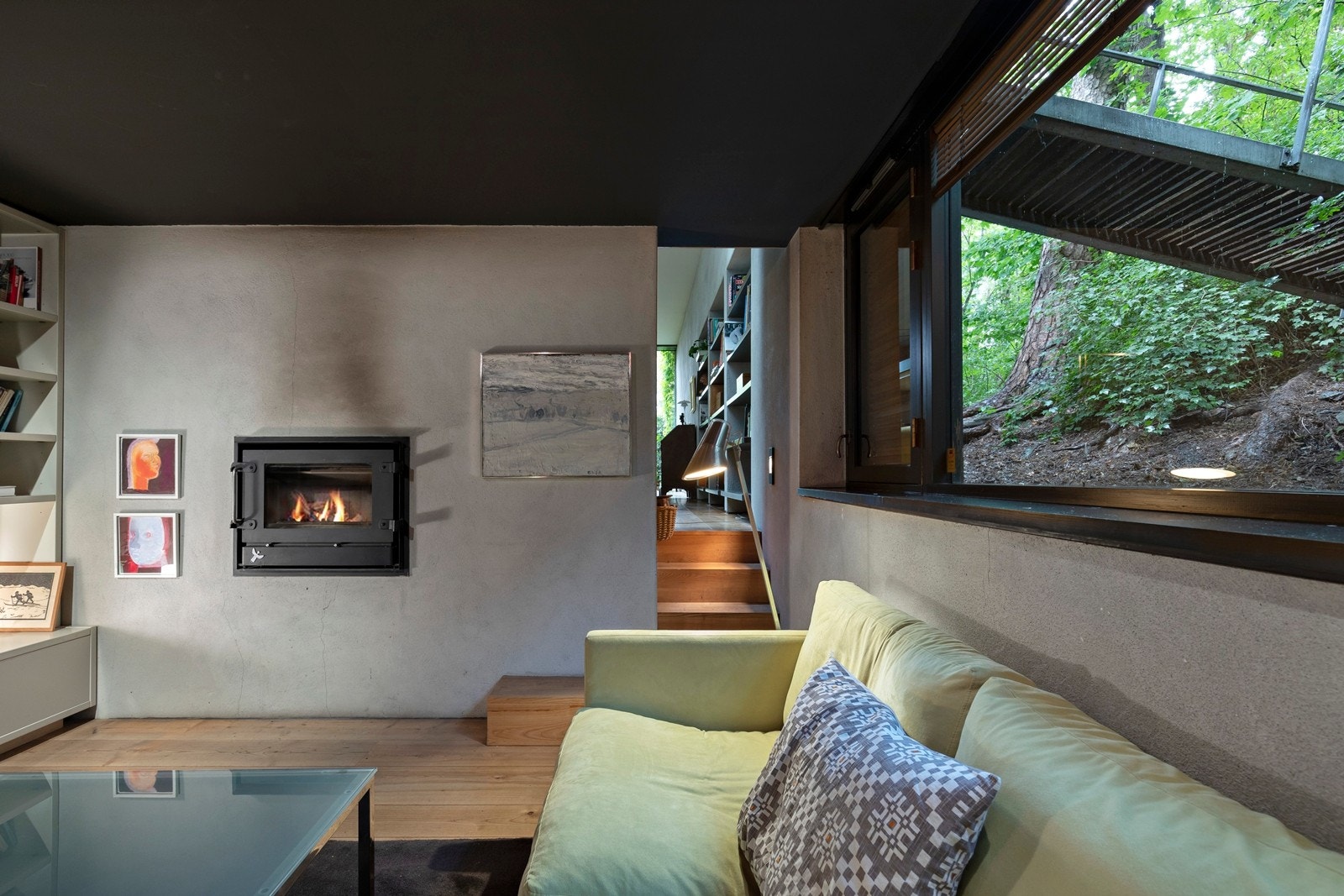 Koselig peis som varmer godt Galleribilde