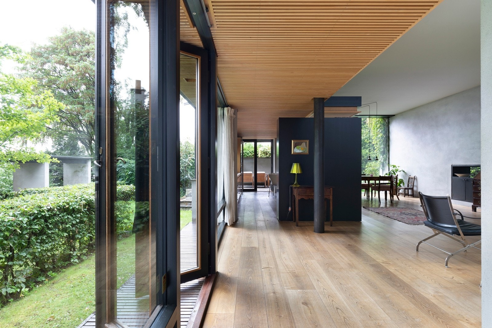 Her får man virkelig en følelse av å ha naturen inne i stuen Galleribilde