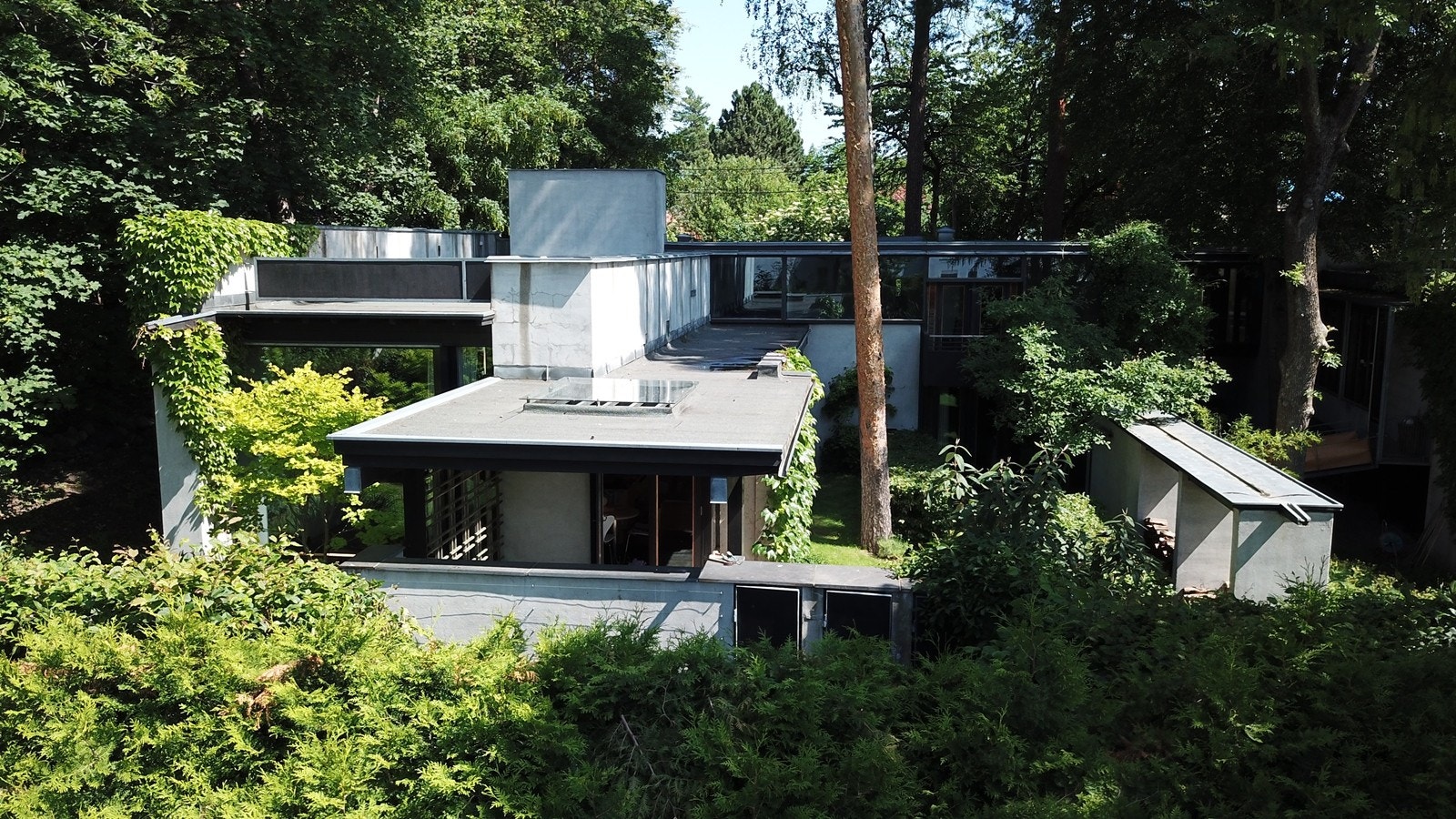 Prisbelønnet dobbeltbolig tegnet av Lund Hagem arkitekter Galleribilde